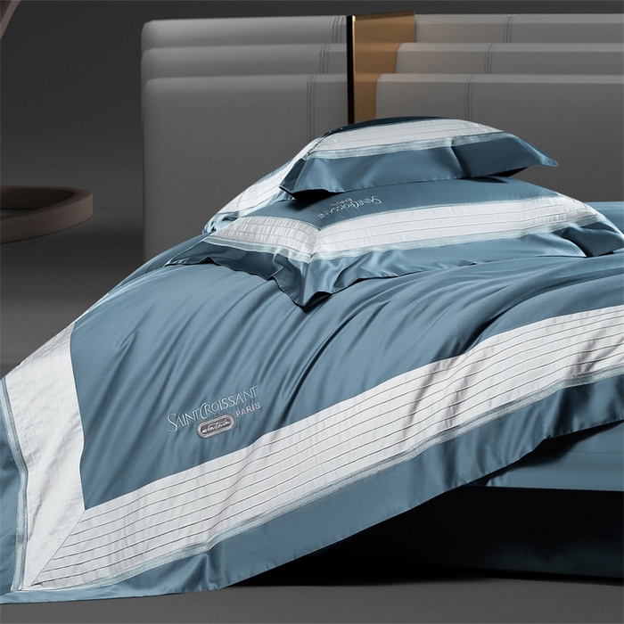 91家纺网 家纺一手货源 找家纺 （总）高大尚婚庆馆 2025秋冬新款长绒棉高奢系列四件套-圣卡罗