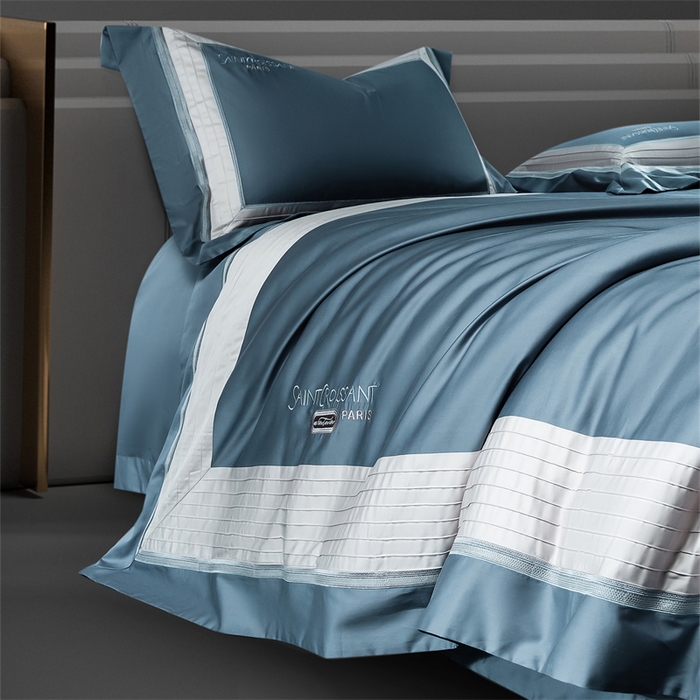 91家纺网 家纺一手货源 找家纺 （总）高大尚婚庆馆 2025秋冬新款长绒棉高奢系列四件套-圣卡罗