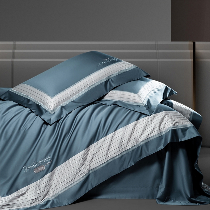 91家纺网 家纺一手货源 找家纺 （总）高大尚婚庆馆 2025秋冬新款长绒棉高奢系列四件套-圣卡罗