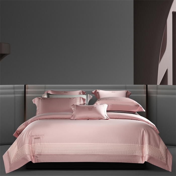 91家纺网 家纺一手货源 找家纺 （总）高大尚婚庆馆 2025秋冬新款长绒棉高奢系列四件套-圣卡罗