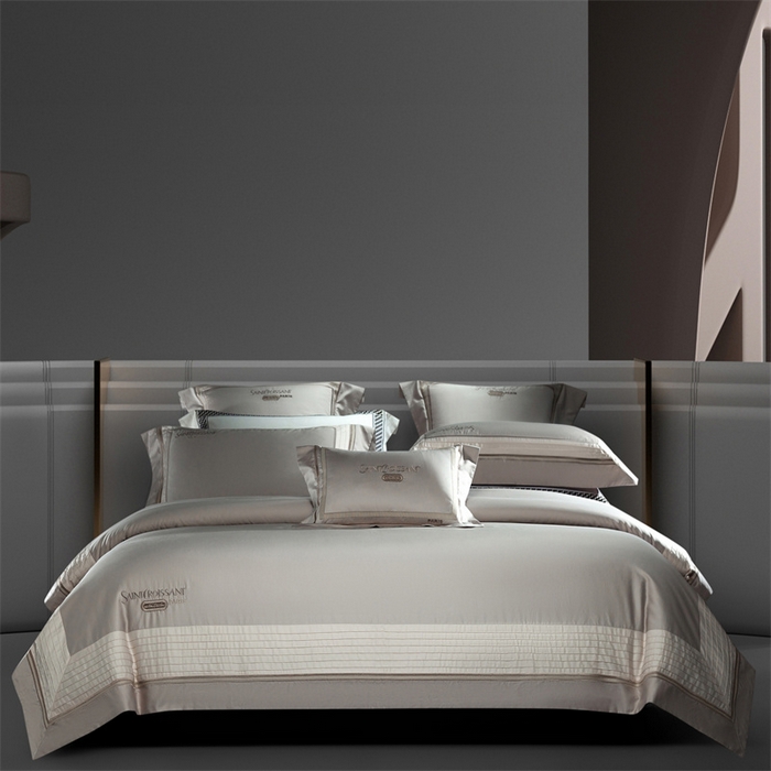 91家纺网 家纺一手货源 找家纺 （总）高大尚婚庆馆 2025秋冬新款长绒棉高奢系列四件套-圣卡罗