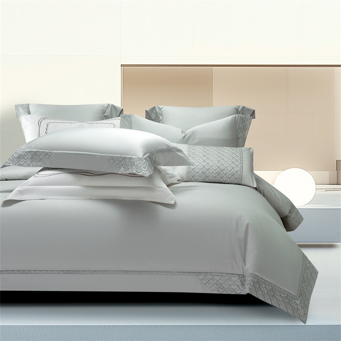 91家纺网 家纺一手货源 找家纺 （总）高大尚婚庆馆 2025秋冬新款长绒棉高奢系列四件套-欧菲娜