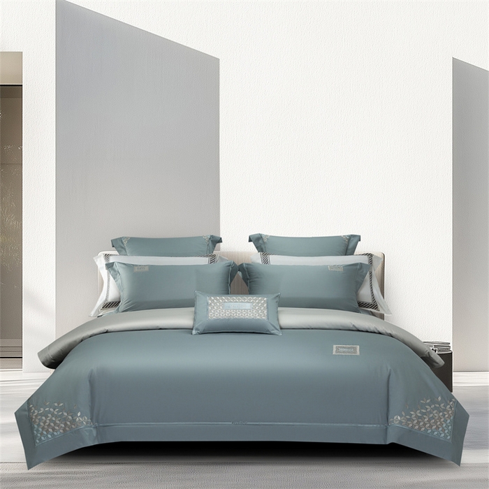 91家纺网 家纺一手货源 找家纺 （总）高大尚婚庆馆 2025秋冬新款长绒棉AB版高奢系列四件套-简爱