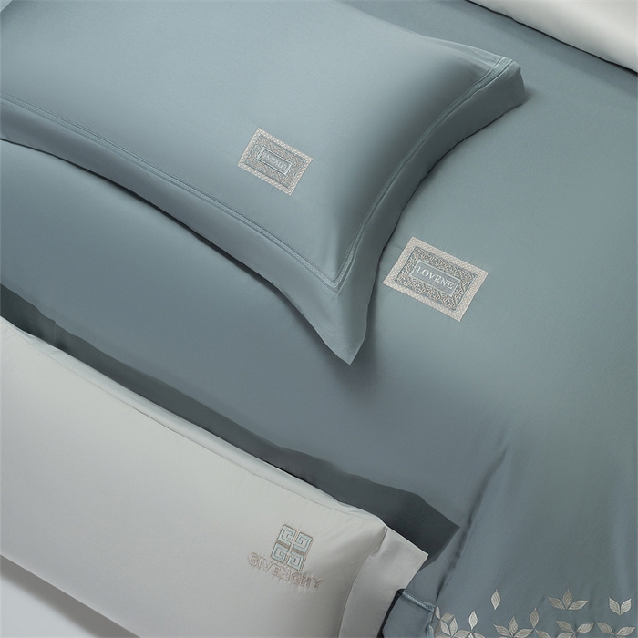 91家纺网 家纺一手货源 找家纺 （总）高大尚婚庆馆 2025秋冬新款长绒棉AB版高奢系列四件套-简爱