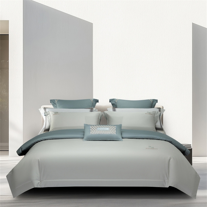 91家纺网 家纺一手货源 找家纺 （总）高大尚婚庆馆 2025秋冬新款长绒棉AB版高奢系列四件套-简爱