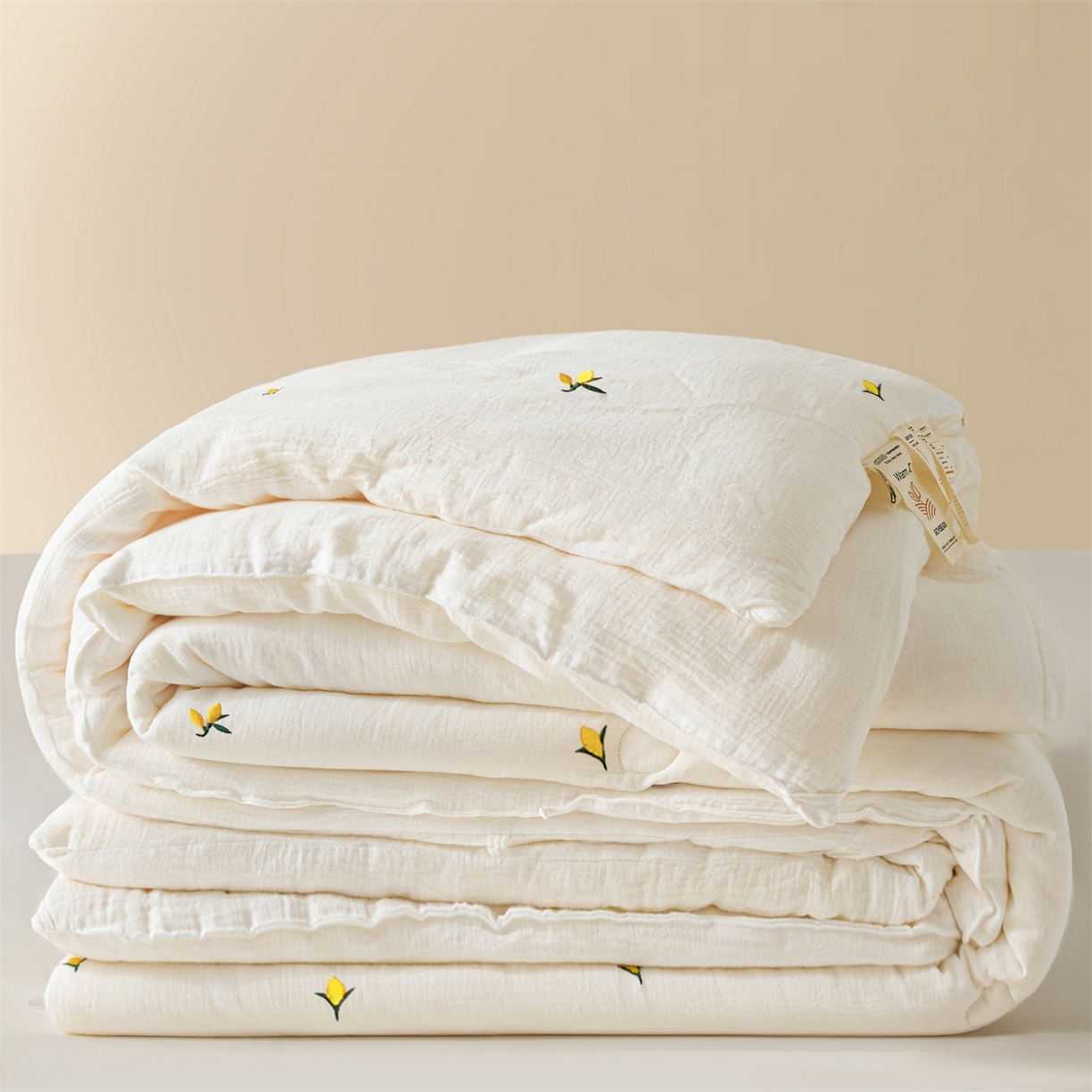 91家纺网 家纺一手货源 找家纺 （总）创优家纺 2025新款专版绣花全棉满绣刺绣21%大豆被纯棉被芯被子春秋被加厚冬被夏被直播