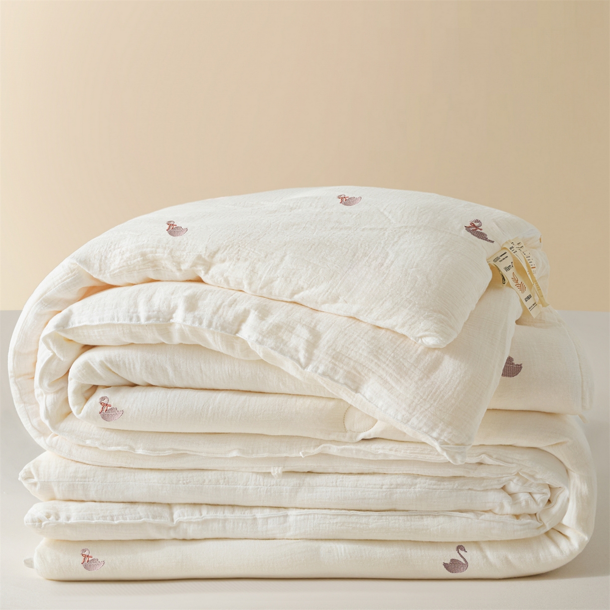 91家纺网 家纺一手货源 找家纺 （总）创优家纺 2025新款专版绣花全棉满绣刺绣21%大豆被纯棉被芯被子春秋被加厚冬被夏被直播