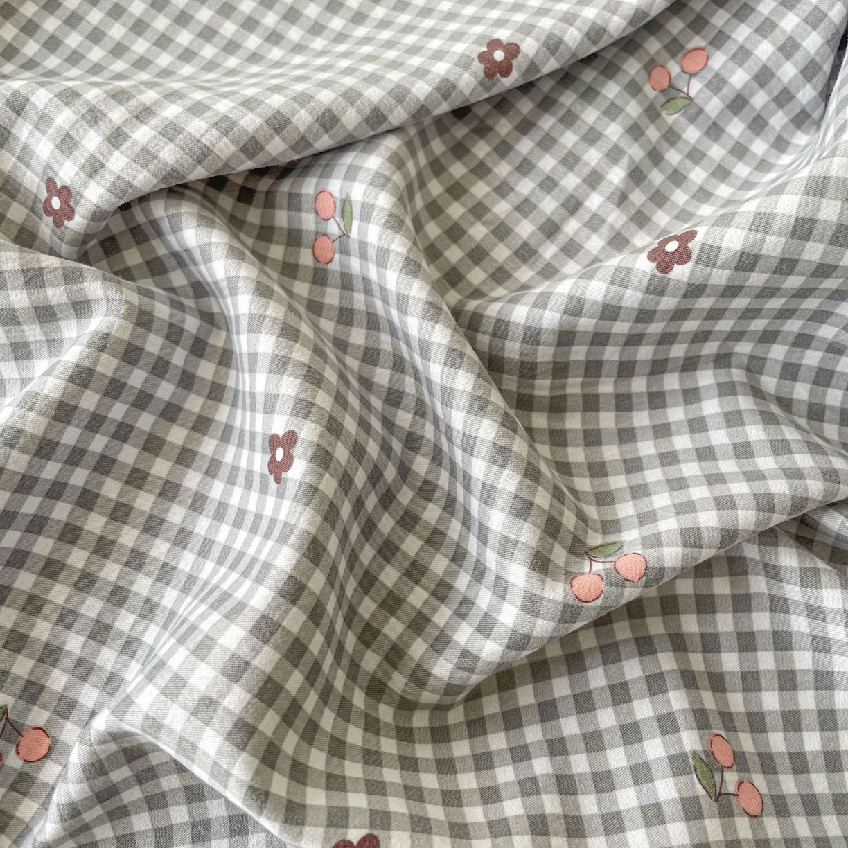 91家纺网 家纺一手货源 找家纺 棉乐町家居 2025新款木棉双层纱印花床笠 诺卡