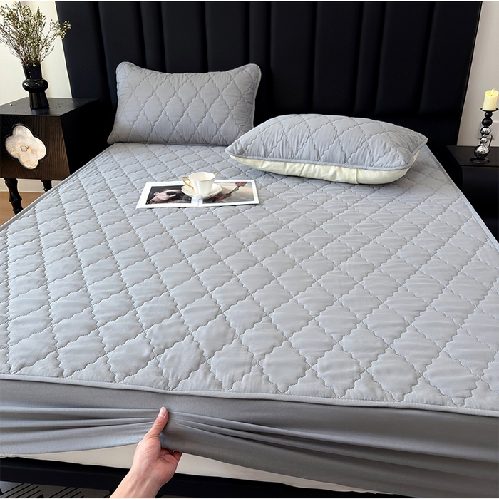 91家纺网 家纺一手货源 找家纺 （总）美洲琳 2025新款防水夹棉床笠单床笠床笠单品