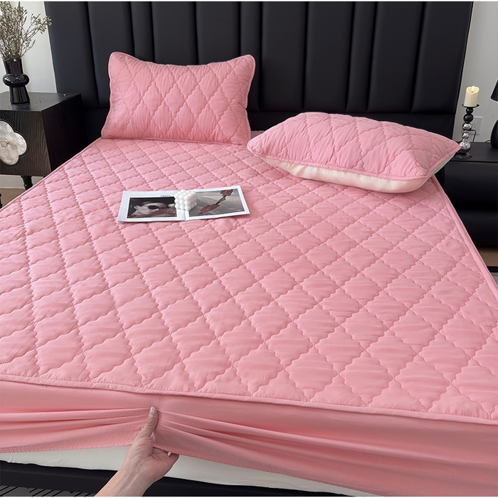 91家纺网 家纺一手货源 找家纺 （总）美洲琳 2025新款防水夹棉床笠单床笠床笠单品