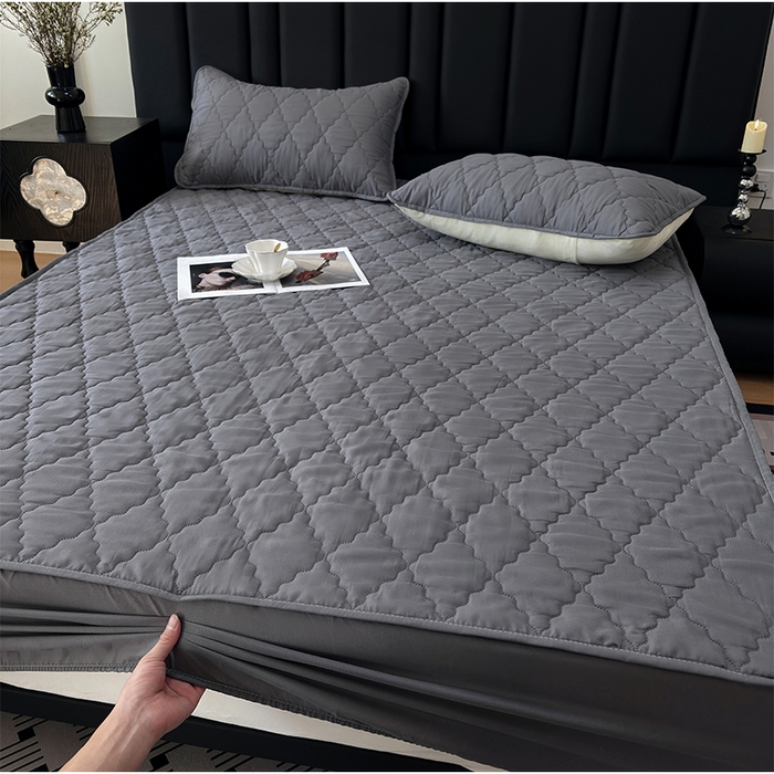 91家纺网 家纺一手货源 找家纺 （总）美洲琳 2025新款防水夹棉床笠单床笠床笠单品