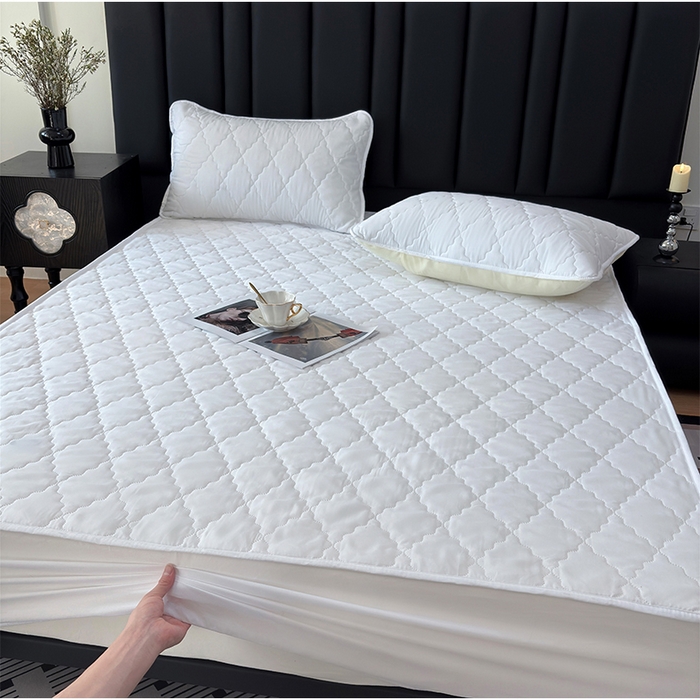 91家纺网 家纺一手货源 找家纺 （总）美洲琳 2025新款防水夹棉床笠单床笠床笠单品