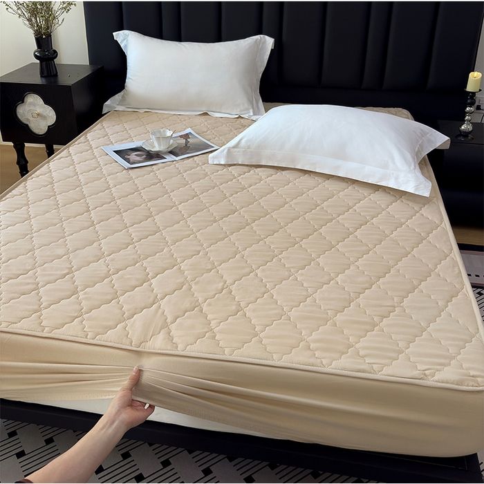 91家纺网 家纺一手货源 找家纺 （总）美洲琳 2025新款防水夹棉床笠单床笠床笠单品