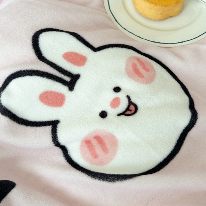 91家纺网 家纺一手货源 找家纺 赛丽雅 2025年新款秋冬卡通大版牛奶绒四件套 元气满满