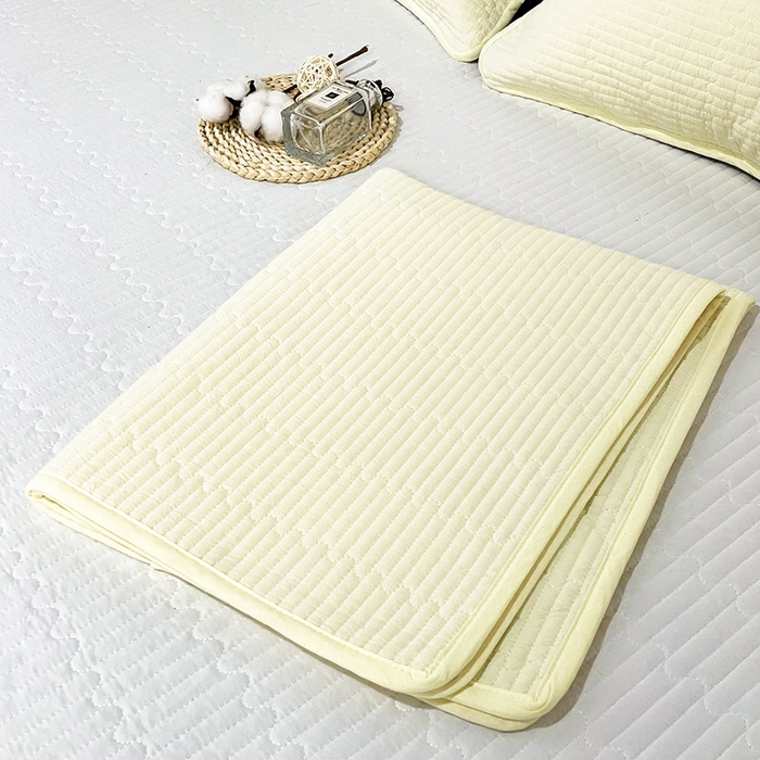 91家纺网 家纺一手货源 找家纺 （总）拾小柒 2025新款纯色全棉色织水洗棉防水隔脏姨妈垫护理垫