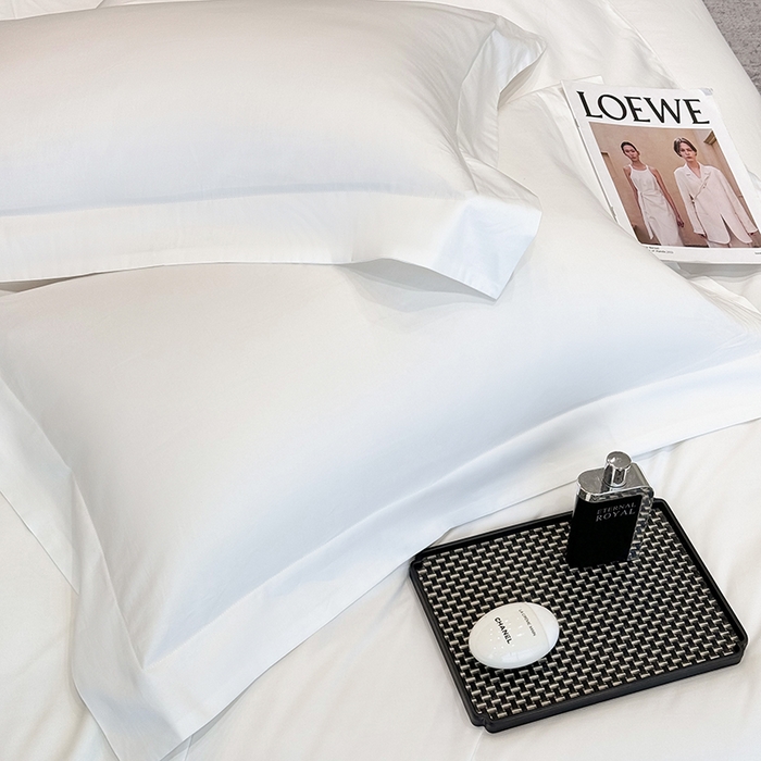 91家纺网 家纺一手货源 找家纺 （总）星蕴家纺 2025新款A类贡缎纯色长绒棉纯棉全棉四件套-多伦多