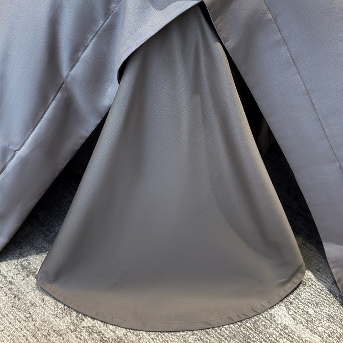 91家纺网 家纺一手货源 找家纺 星蕴家纺 2025新款A类贡缎纯色长绒棉纯棉全棉四件套-多伦多 多伦多-高级灰