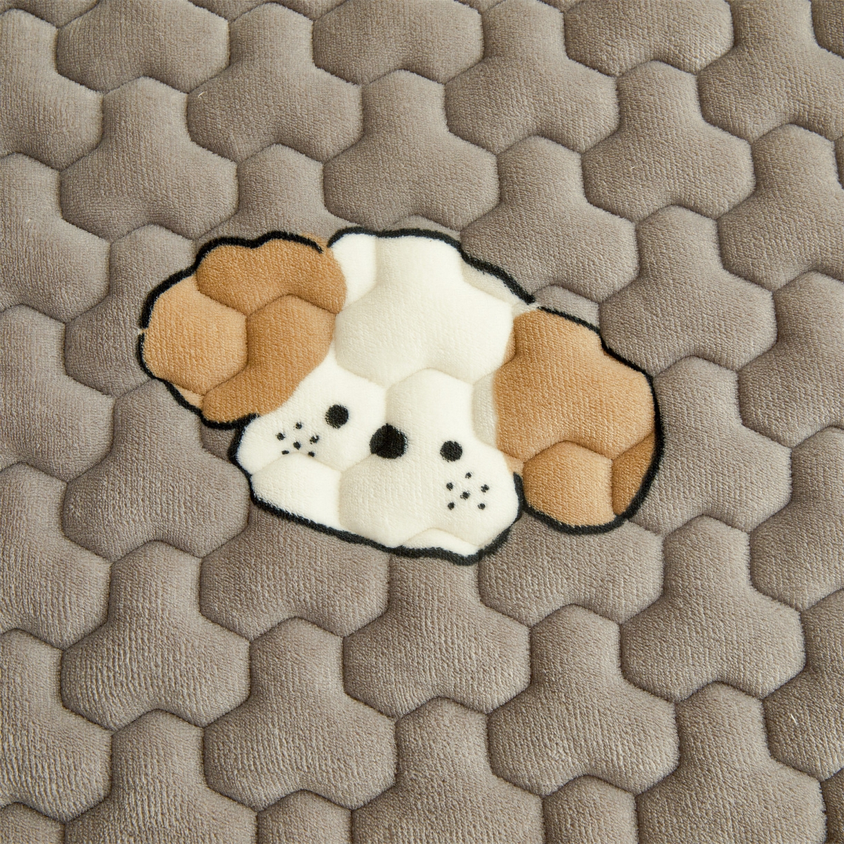 91家纺网 家纺一手货源 找家纺 雯豆家纺 2025新款牛奶绒夹棉床笠印花款床垫保护套秋冬保暖床罩 牛奶绒夹棉床笠-阳光狗