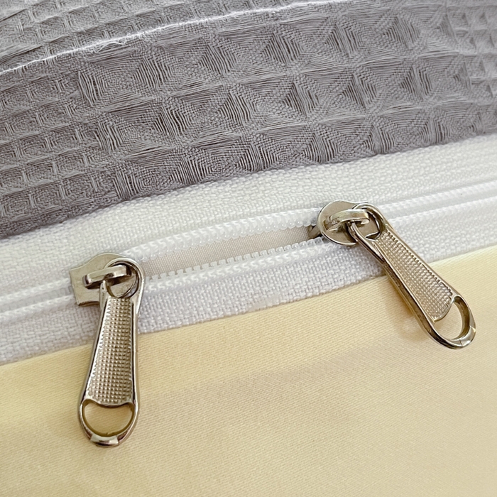 91家纺网 家纺一手货源 找家纺 言一 2025秋冬新品A类60S新疆长绒棉纯棉陶瓷轻磨毛四件套提花全棉床单被套不掉毛2 山灰+奶黄