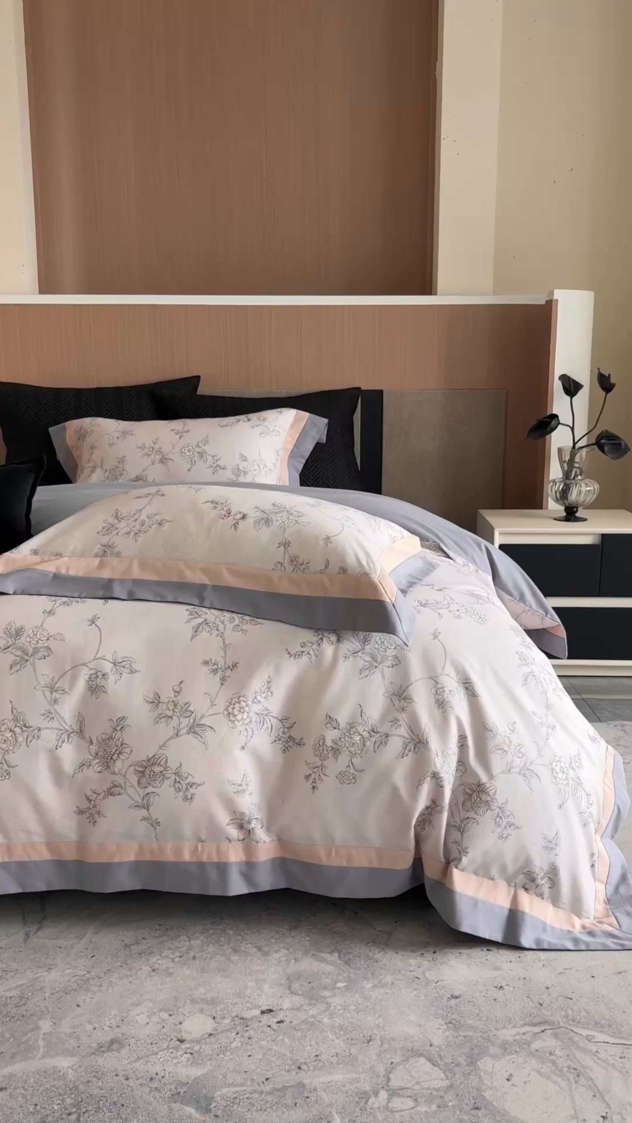 91家纺网 家纺一手货源 找家纺 （总）瑞雪家居 2025新款50s磨毛数码印花全棉纯棉四件套