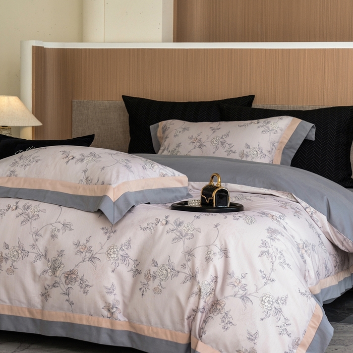 91家纺网 家纺一手货源 找家纺 （总）瑞雪家居 2025新款50s磨毛数码印花全棉纯棉四件套