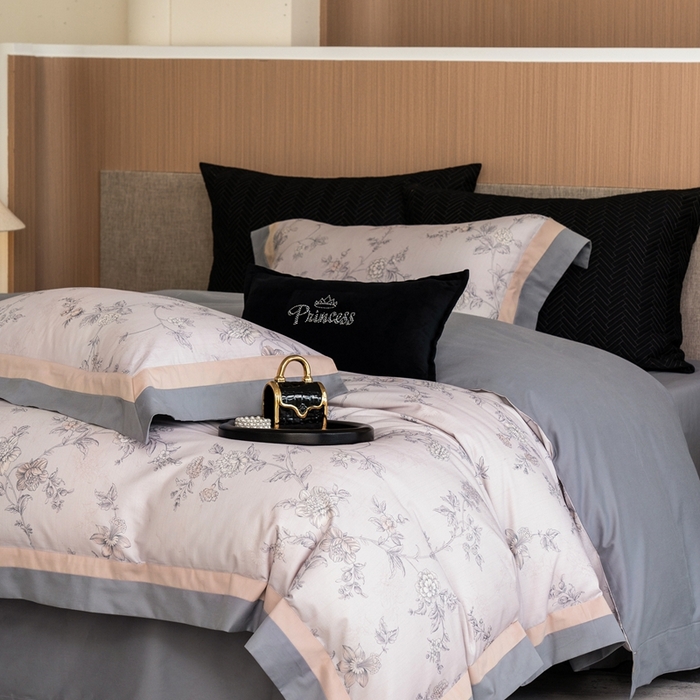 91家纺网 家纺一手货源 找家纺 （总）瑞雪家居 2025新款50s磨毛数码印花全棉纯棉四件套