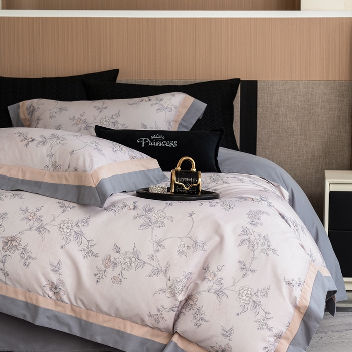 91家纺网 家纺一手货源 找家纺 （总）瑞雪家居 2025新款50s磨毛数码印花全棉纯棉四件套