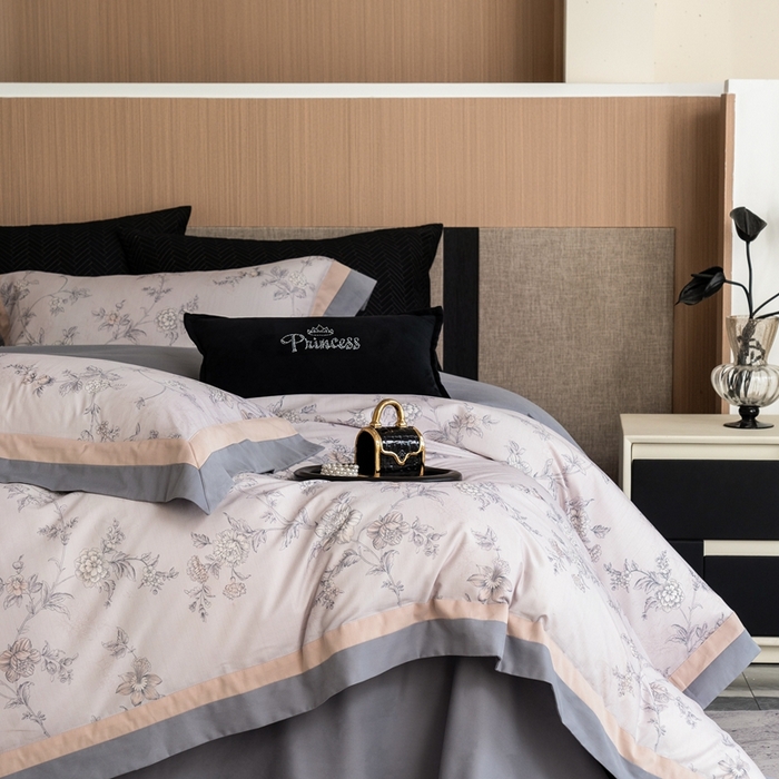 91家纺网 家纺一手货源 找家纺 （总）瑞雪家居 2025新款50s磨毛数码印花全棉纯棉四件套