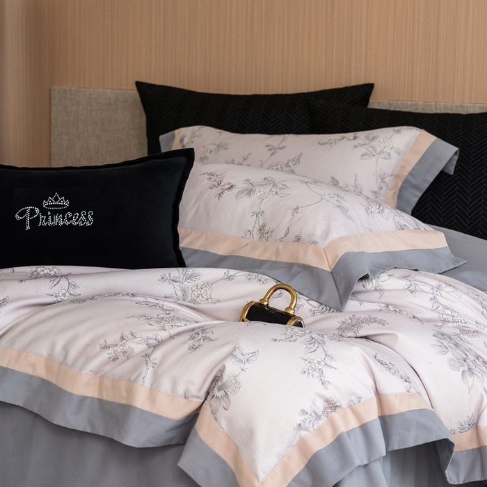 91家纺网 家纺一手货源 找家纺 （总）瑞雪家居 2025新款50s磨毛数码印花全棉纯棉四件套