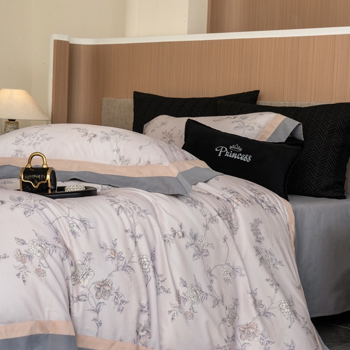 91家纺网 家纺一手货源 找家纺 （总）瑞雪家居 2025新款50s磨毛数码印花全棉纯棉四件套