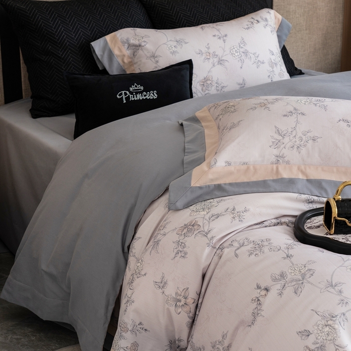 91家纺网 家纺一手货源 找家纺 （总）瑞雪家居 2025新款50s磨毛数码印花全棉纯棉四件套