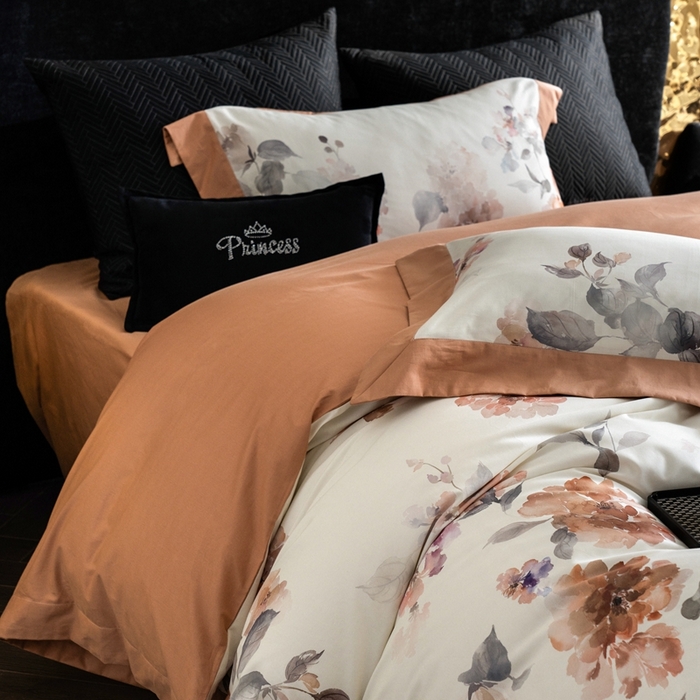 91家纺网 家纺一手货源 找家纺 （总）瑞雪家居 2025新款50s磨毛数码印花全棉纯棉四件套