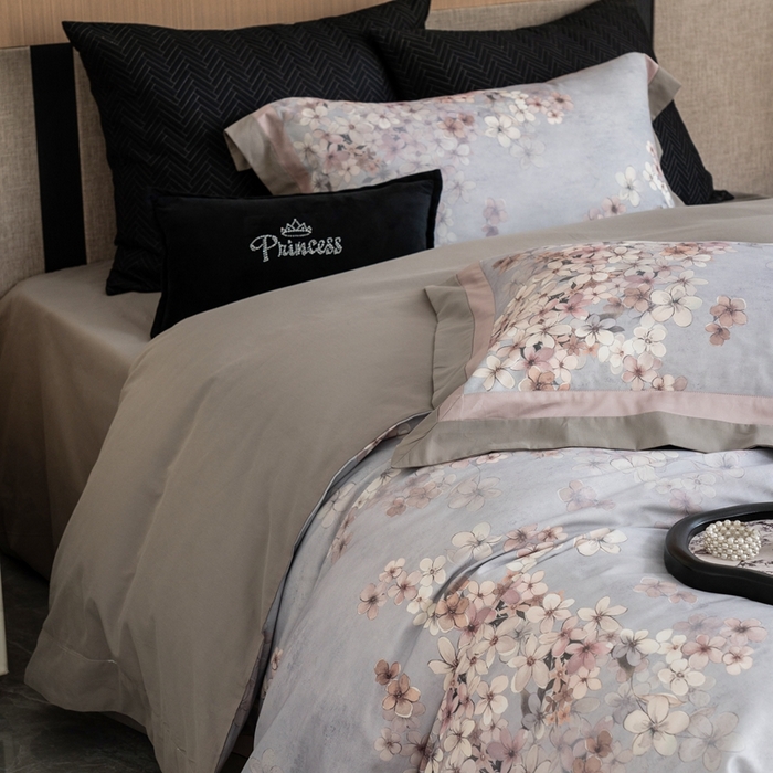 91家纺网 家纺一手货源 找家纺 （总）瑞雪家居 2025新款50s磨毛数码印花全棉纯棉四件套