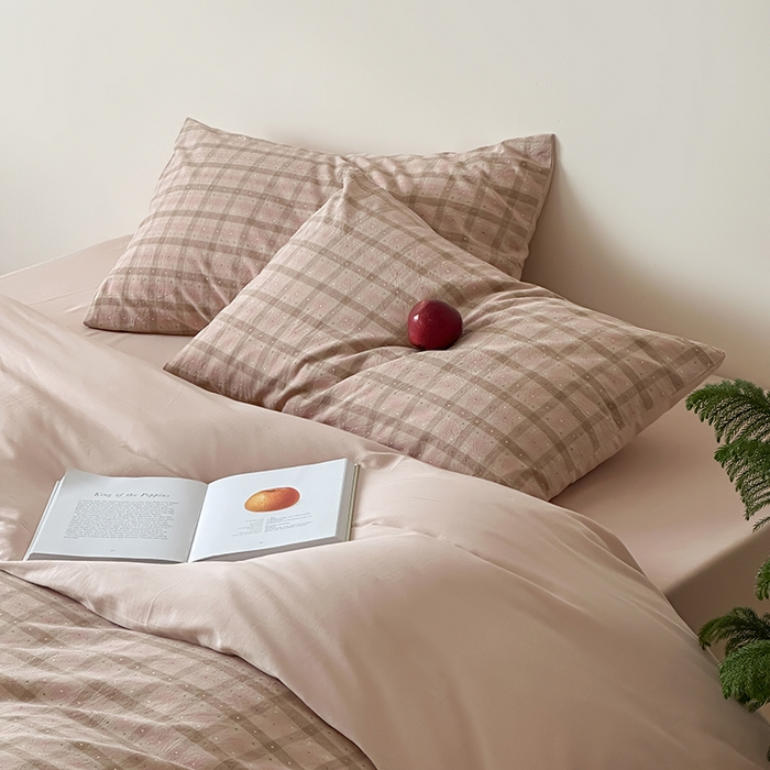 91家纺网 家纺一手货源 找家纺 （总）玛奇朵 2025新品文艺复古全棉色织水洗棉提花四件套-忆时光