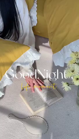 91家纺网 家纺一手货源 找家纺 贝尔 PELLHOME 全棉水洗棉镂空刺绣宽花边套件场景二（可抖音代发） 麦穗黄