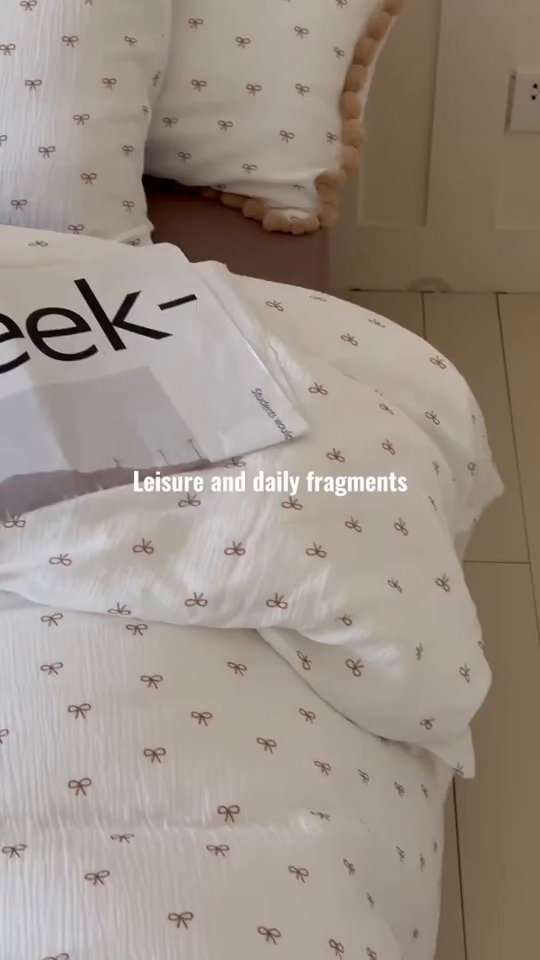 91家纺网 家纺一手货源 找家纺 玛奇朵 2025新品全棉A类双层皱皱纱四件套-蝴蝶结系列 蝴蝶结常规款