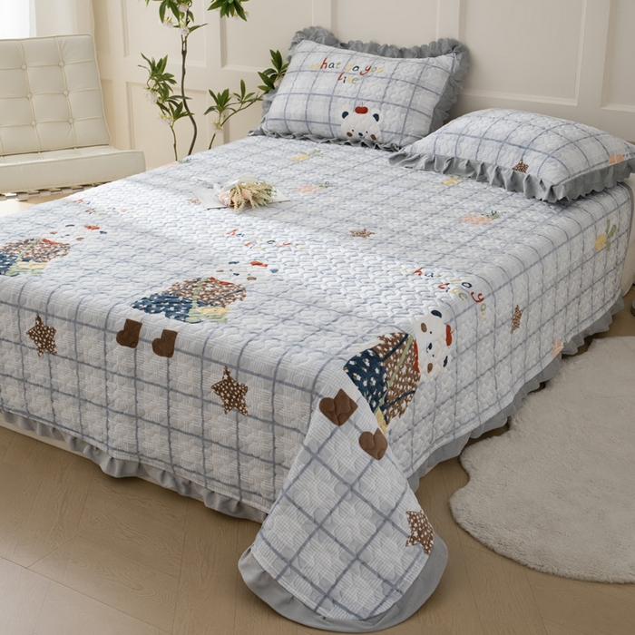 91家纺网 家纺一手货源 找家纺 （总）2025新款水晶绒床单盖毯单人三件套花边毯子冬季加厚保暖双人加棉防滑绒毯