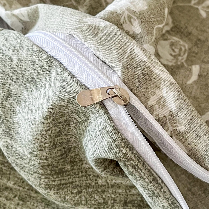 91家纺网 家纺一手货源 找家纺 斯卡诺家纺 2026新款原麻亚麻皱皱纱四件套水洗棉印花四件套 水木年华