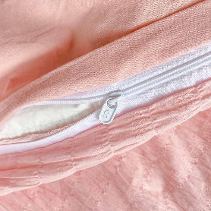 91家纺网 家纺一手货源 找家纺 （总）贝尔 PELLHOME 全棉ins简约泡泡纱四件套柔软纯棉仙女纯色床上用品（可抖音代发）