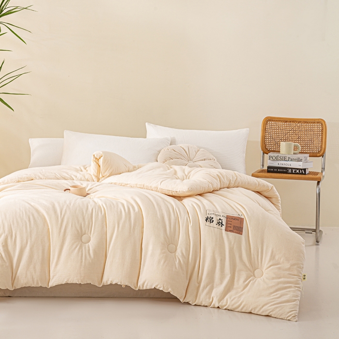 91家纺网 家纺一手货源 找家纺 （总）心梦泽家纺 2025新款棉麻大豆纤维被春秋被冬被被子被芯