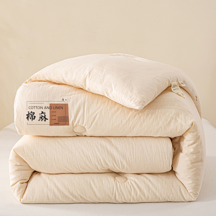 91家纺网 家纺一手货源 找家纺 （总）心梦泽家纺 2025新款棉麻大豆纤维被春秋被冬被被子被芯