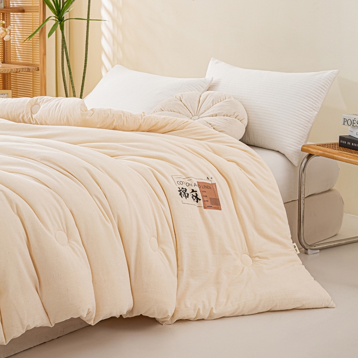 91家纺网 家纺一手货源 找家纺 （总）心梦泽家纺 2025新款棉麻大豆纤维被春秋被冬被被子被芯