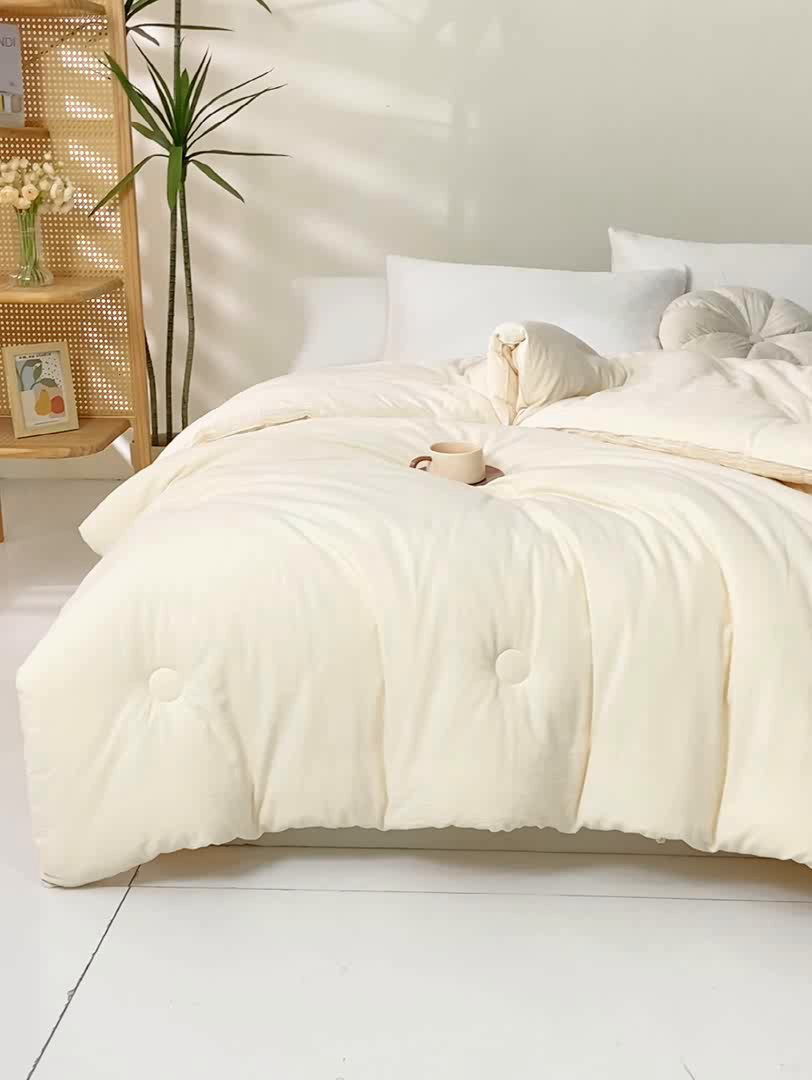 91家纺网 家纺一手货源 找家纺 （总）心梦泽家纺 2025新款棉麻大豆纤维被春秋被冬被被子被芯