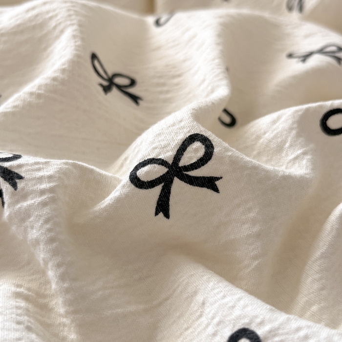 91家纺网 家纺一手货源 找家纺 （总）库里梦家纺 2025新款韩版花边小清新色织水洗双层纱木棉四件套