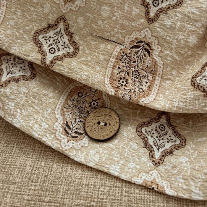 91家纺网 家纺一手货源 找家纺 仟网汇  2025新款亚麻纽扣款四件套 时光里