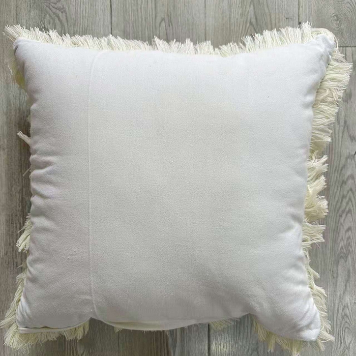 91家纺网 家纺一手货源 找家纺 （总）新奇异 2025新款排苏流苏色织提花抱枕