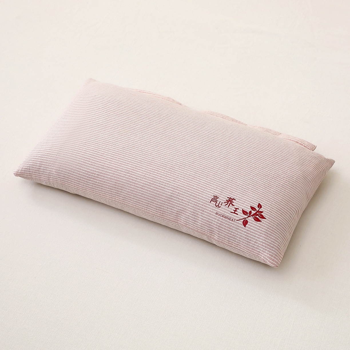 91家纺网 家纺一手货源 找家纺 怡薇格枕芯2025新款高山荞王三角组合可拆卸荞麦枕头枕芯 粉色