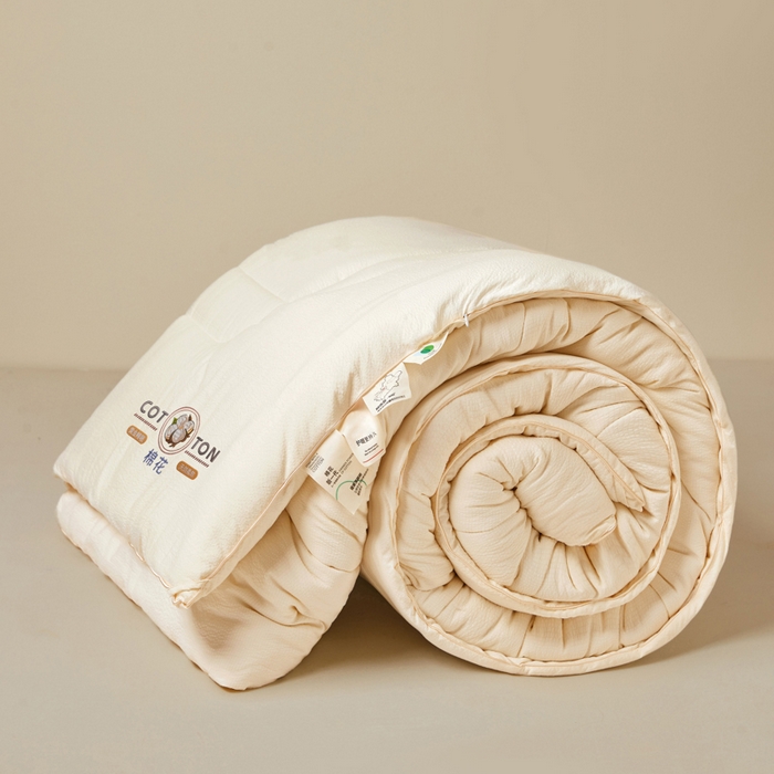 91家纺网 家纺一手货源 找家纺 （总）悦然毛巾被 2025新款小提花棉花冬被被子被芯