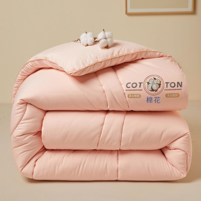 91家纺网 家纺一手货源 找家纺 （总）悦然毛巾被 2025新款小提花棉花冬被被子被芯