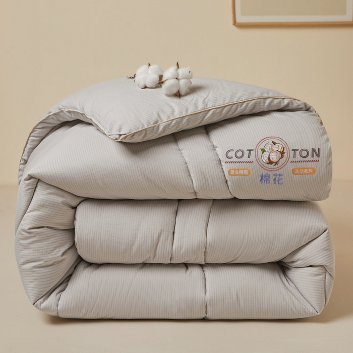 91家纺网 家纺一手货源 找家纺 （总）悦然毛巾被 2025新款小提花棉花冬被被子被芯